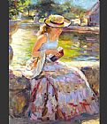 Volegov Paintings - Sunday in the Park by Vladimir Volegov